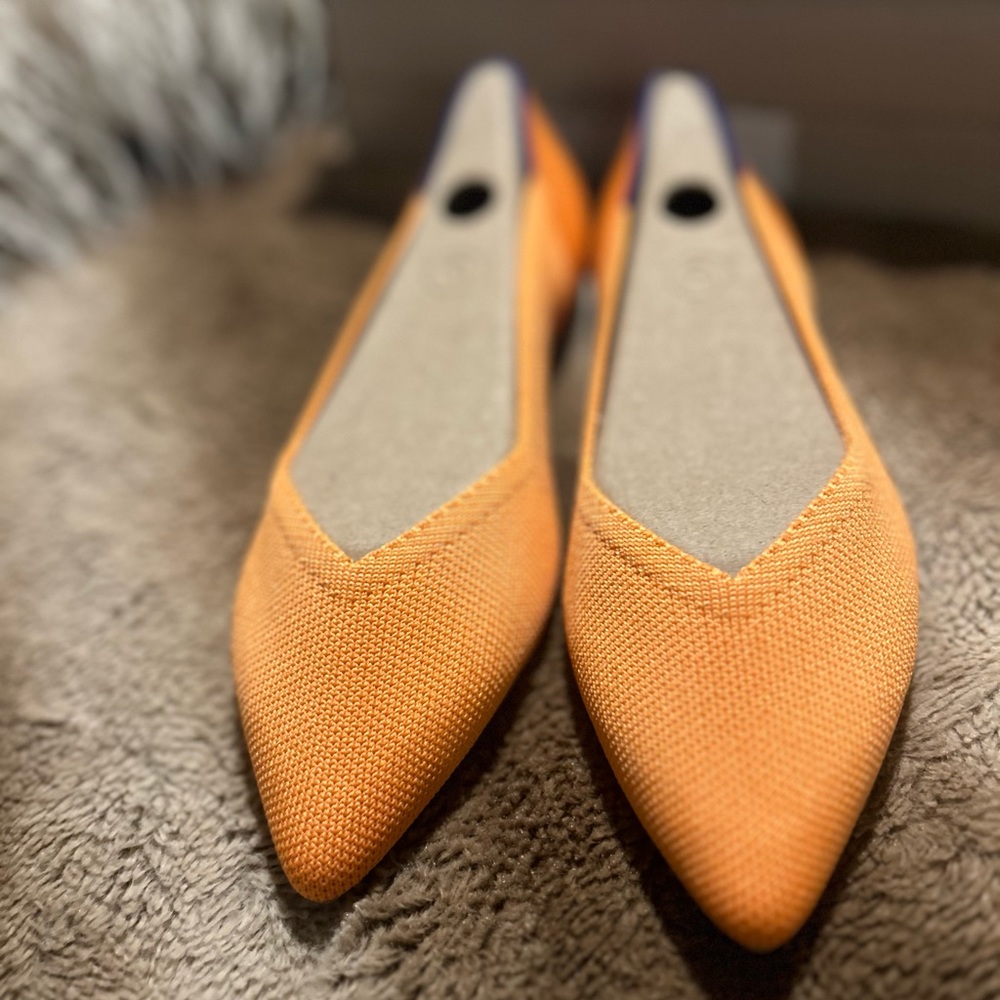 Tangerine Rothy’s - The Point Size 8